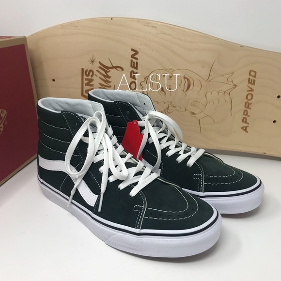 VANS SK8-HI Scarab True White Suede W AUTHENTIC - Picture 5 of 8